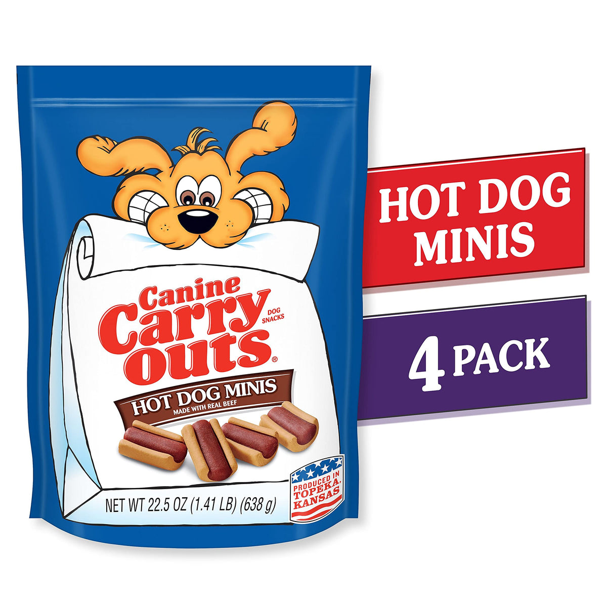 Canine Carry Outs Bacon Flavor Dog Treats, 47 Ounce Bag