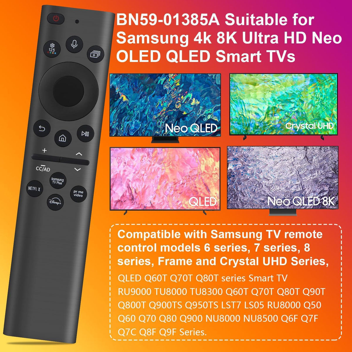 Seniors Elderly Big Button Universal Extra Large Remote Control UNOCAR