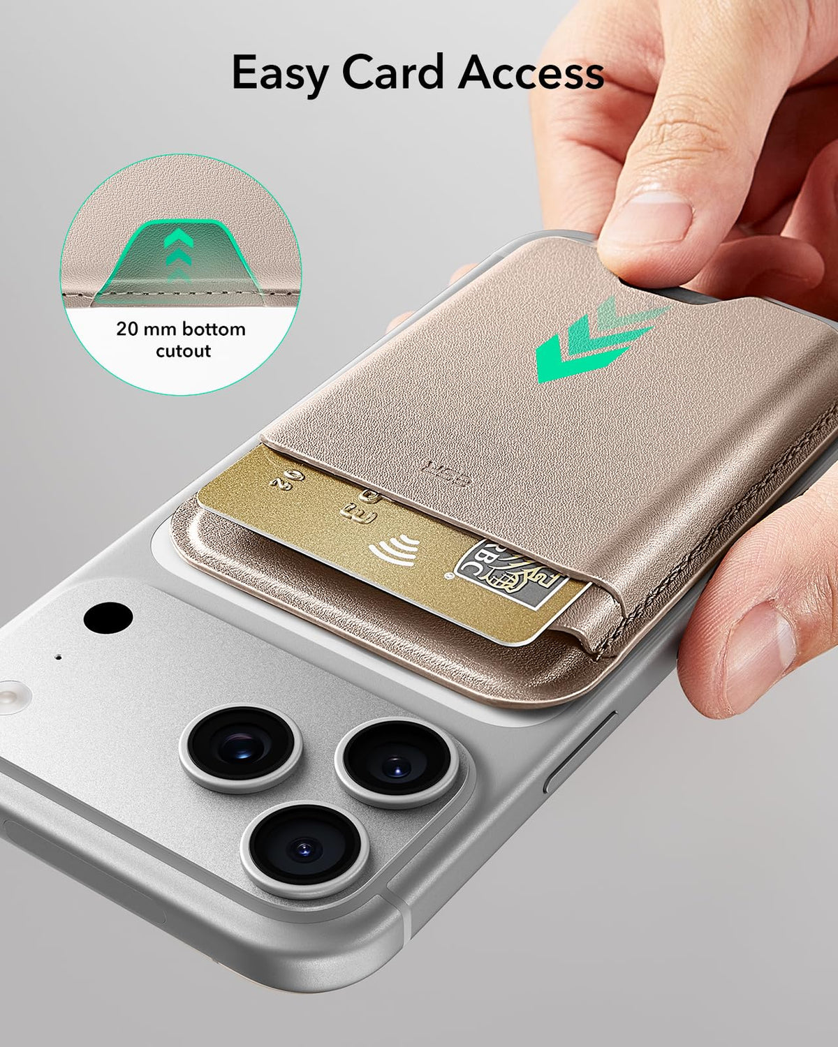 ESR for MagSafe Wallet, 5 Card Holder for Phone Case, RFID Blocking