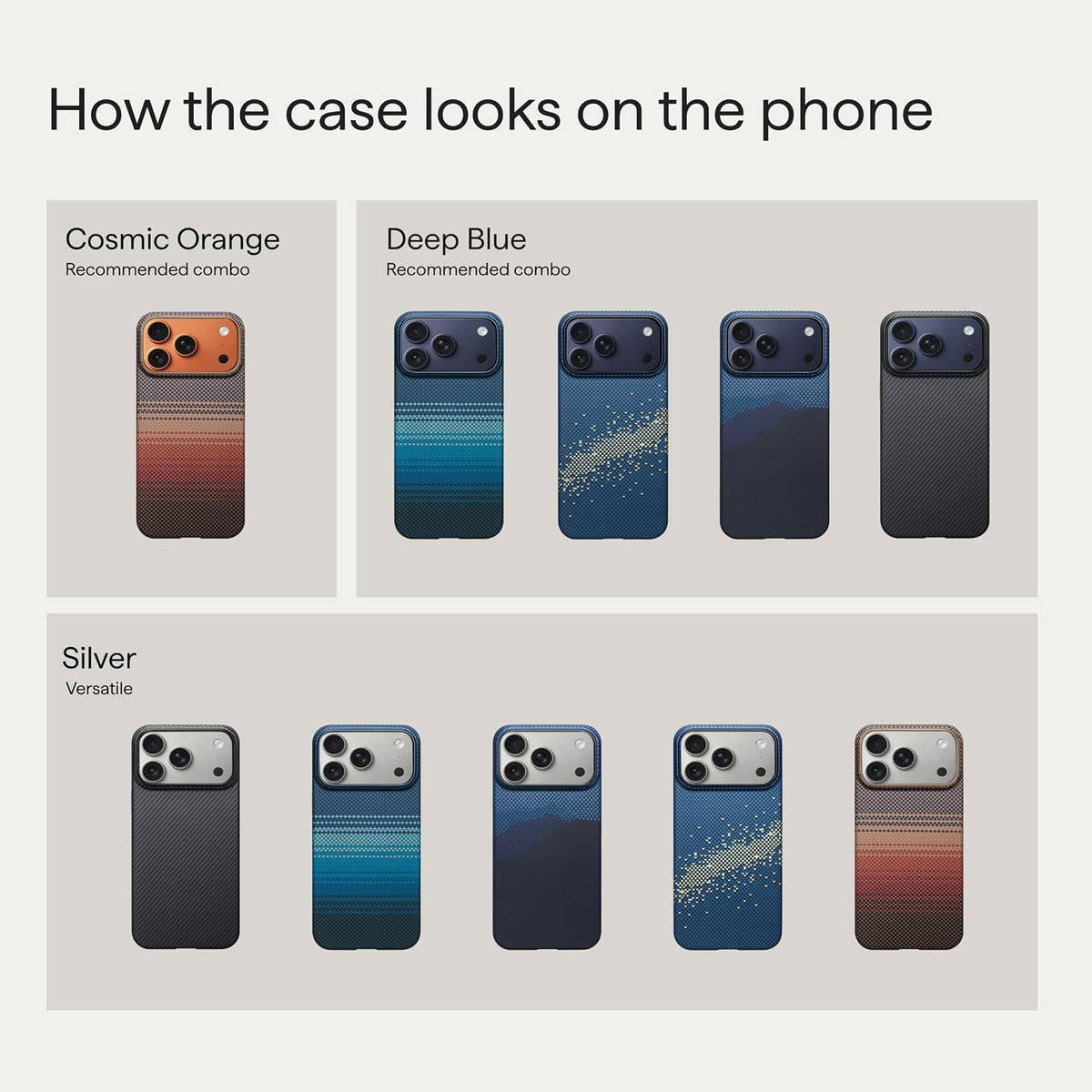 pitaka for iPhone 18 Pro Case 6.3" with Caseless Feeling, Abyss Blue