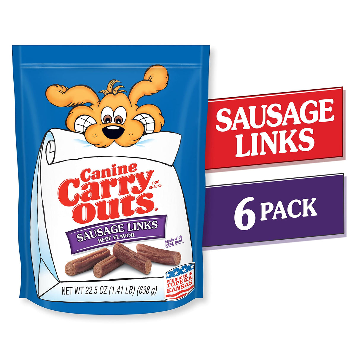 Canine Carry Outs Bacon Flavor Dog Treats, 47 Ounce Bag