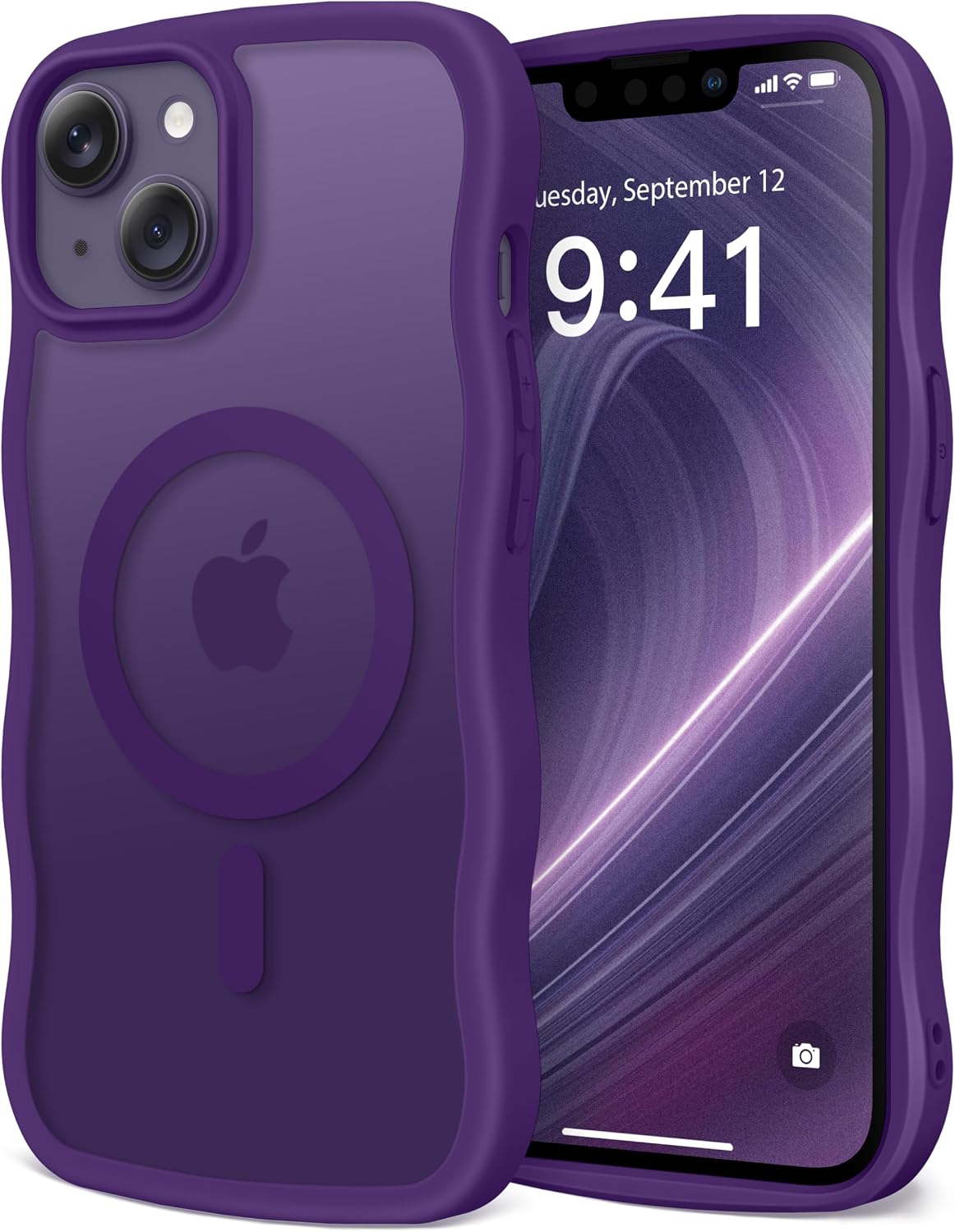 CAPRARO Cute for iPhone 11 Case, Compatible with MagSafe Stone