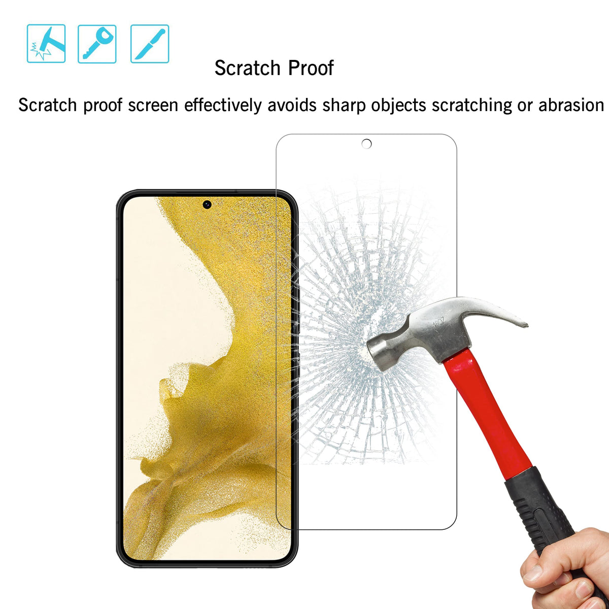Ailun Screen Protector + Camera Lens Protector for Galaxy S26 Ultra