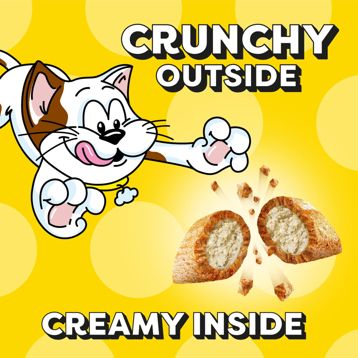 Temptations Jumbo Stuff Crunchy & Soft Cat Treats, Tuna, 5.3 oz, 10 Pack