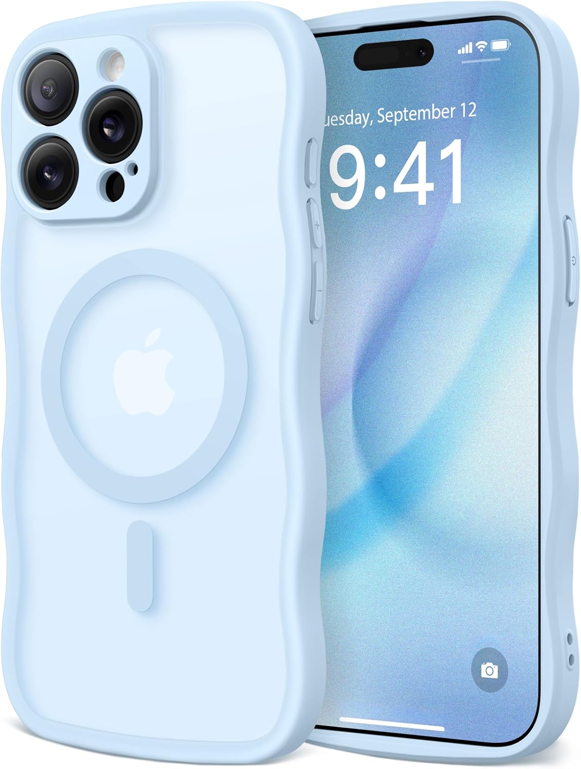 CAPRARO Cute for iPhone 11 Case, Compatible with MagSafe Stone