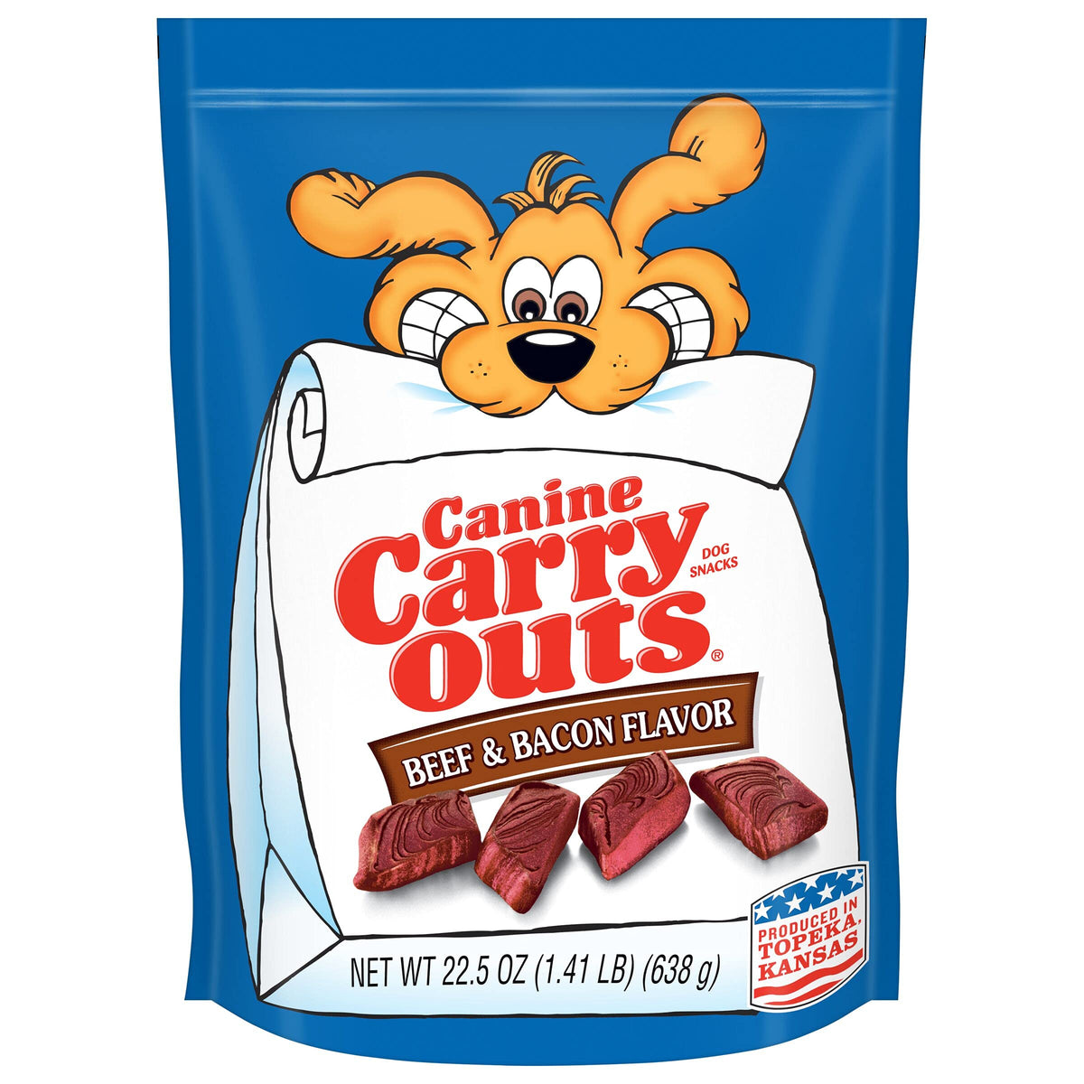 Canine Carry Outs Bacon Flavor Dog Treats, 47 Ounce Bag