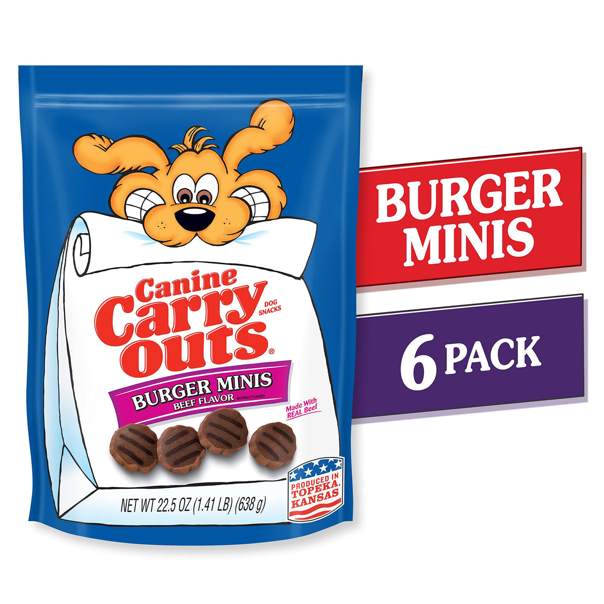 Canine Carry Outs Bacon Flavor Dog Treats, 47 Ounce Bag