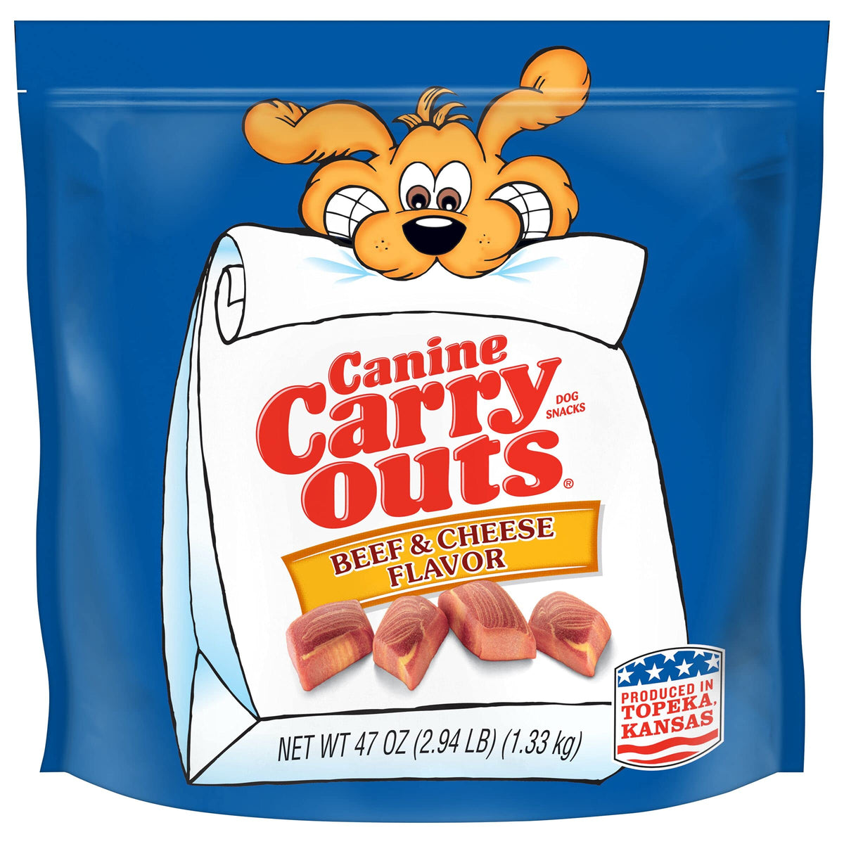 Canine Carry Outs Bacon Flavor Dog Treats, 47 Ounce Bag