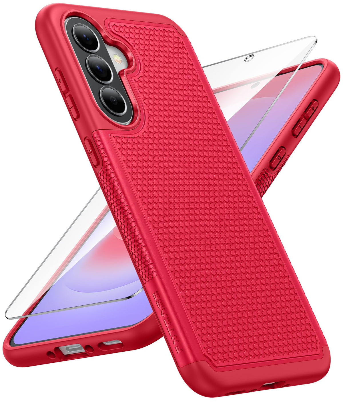 FNTCASE for Google Pixel 9a Case: Green Non Slip Textured