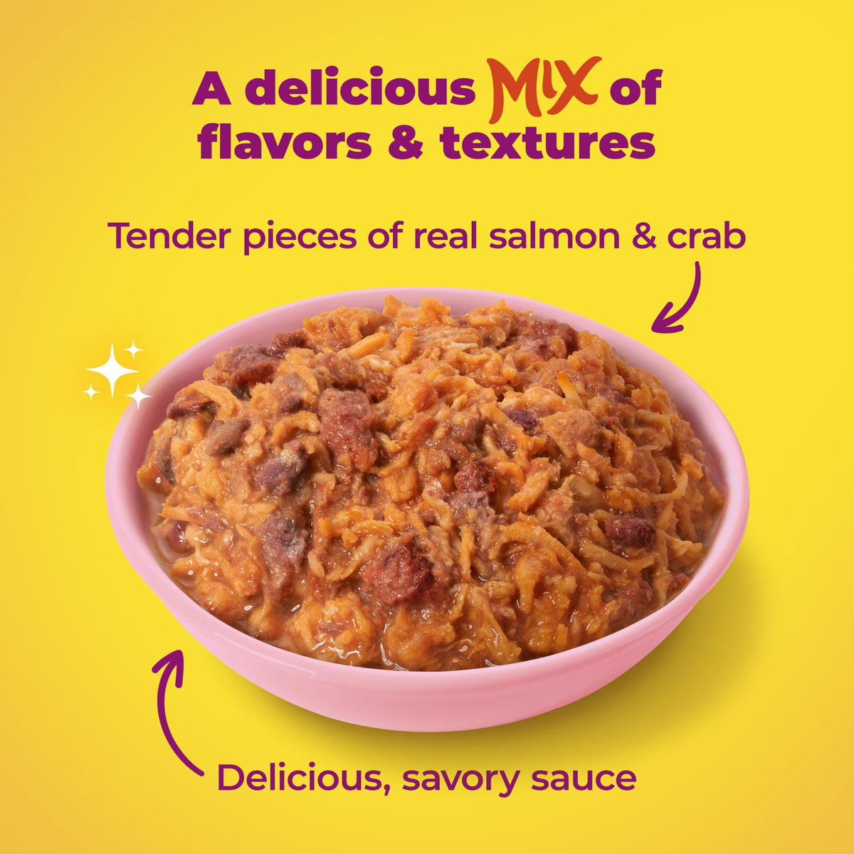 Meow Mix Poultry & Beef Favorites, Wet Food Variety Pack, 24 Cups