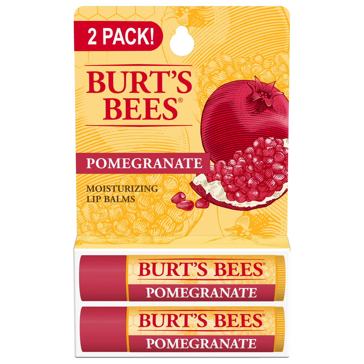 Burt's Bees Lip Balm, Vanilla Bean, 0.15 oz., 2 Tubes