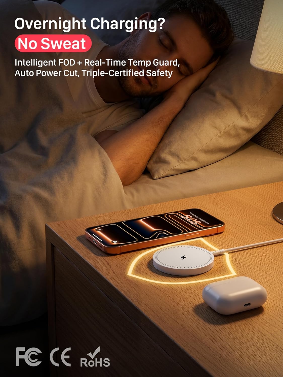 Magsafe Charger Magnetic Wireless Charge iPhone: Strong Magnet Charging Pad