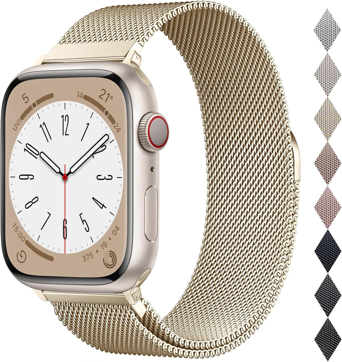 Original Milanese Loop Compatible with Apple Watch Bands for Women & Men