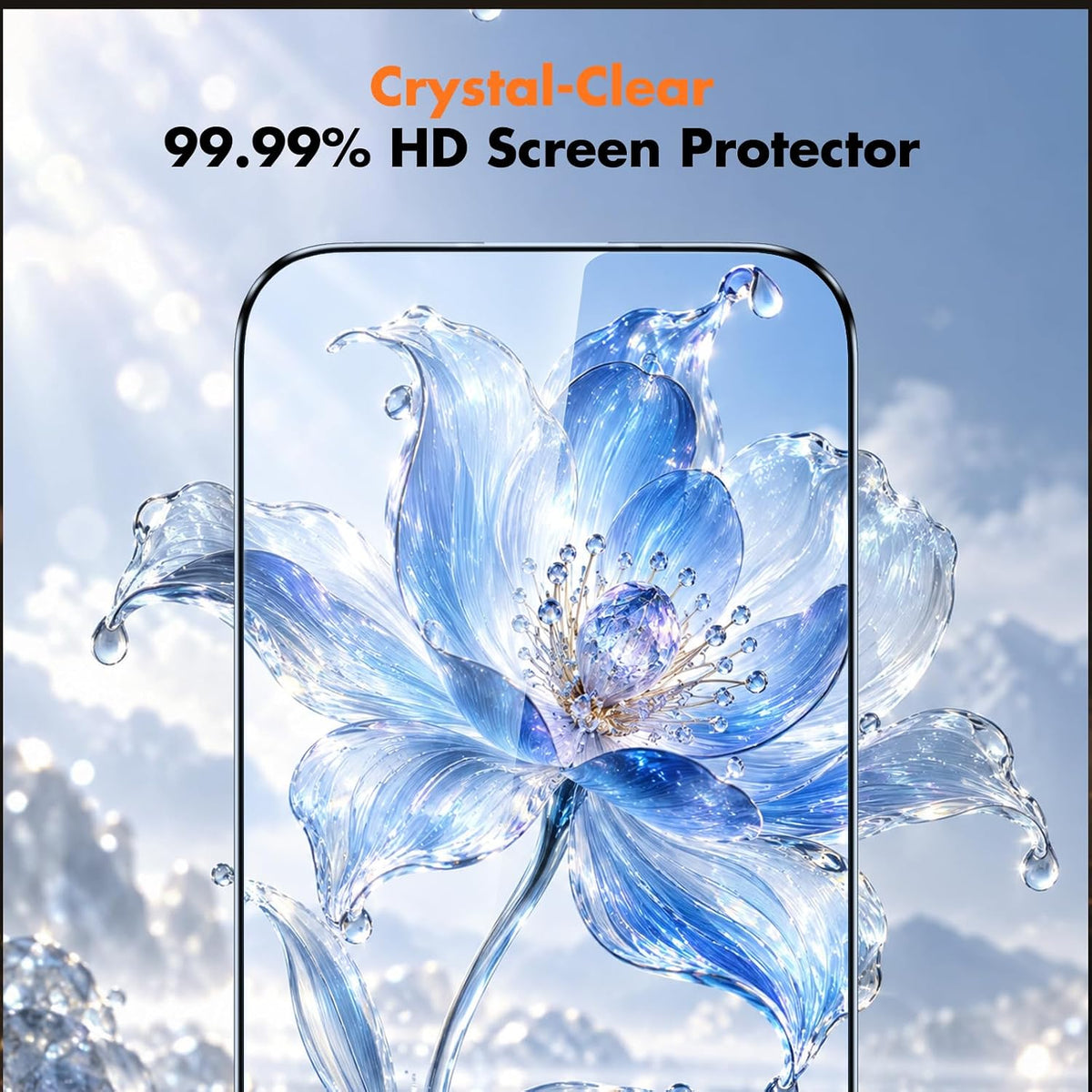 UNBREAKcable 3-Pack Screen Protector for iPhone 15, Full Coverage