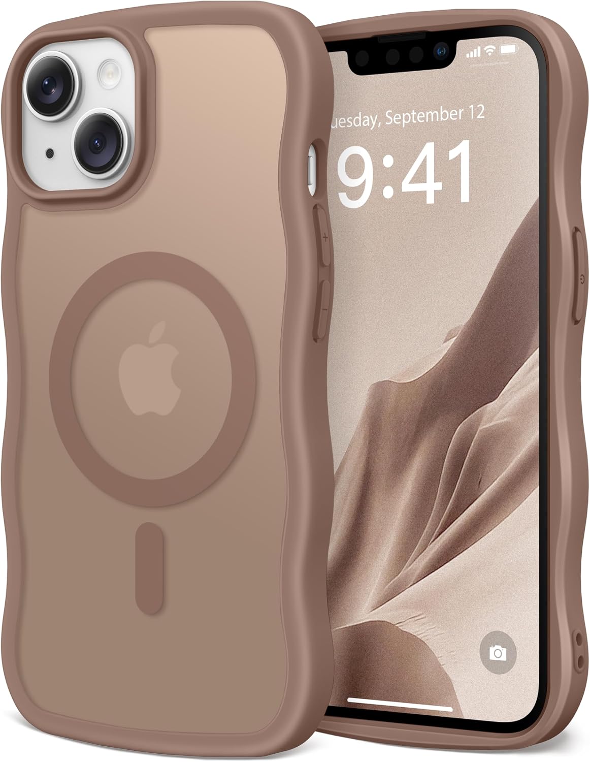 CAPRARO Cute for iPhone 11 Case, Compatible with MagSafe Stone