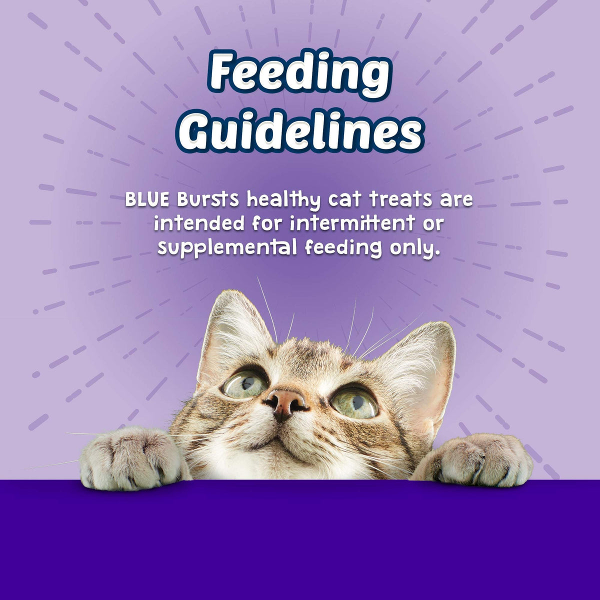 Blue Buffalo Bursts Seafood Crunchy & Creamy Cat Treats, 2 oz, 6 ct
