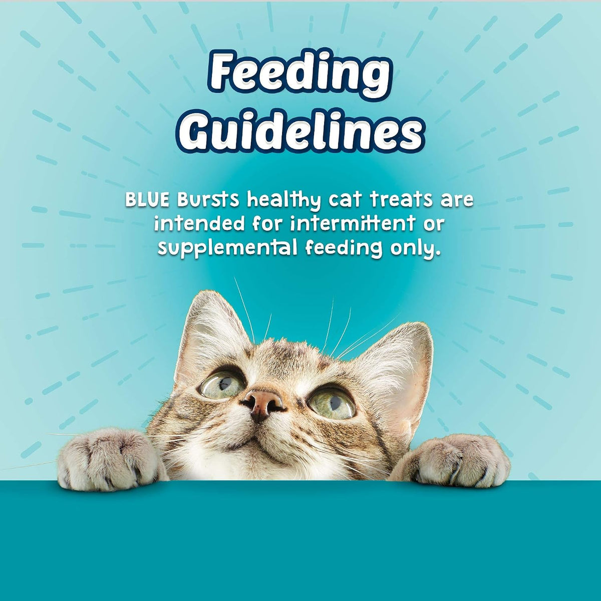 Blue Buffalo Bursts Seafood Crunchy & Creamy Cat Treats, 2 oz, 6 ct