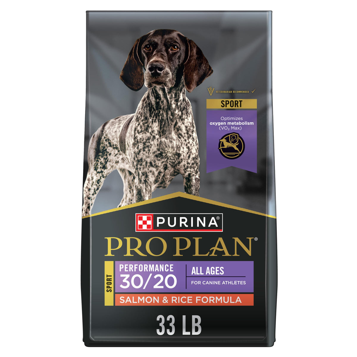 Purina Pro Plan Sport 30/20 High Protein Dry Dog Food, Beef & Bison, 33 lb