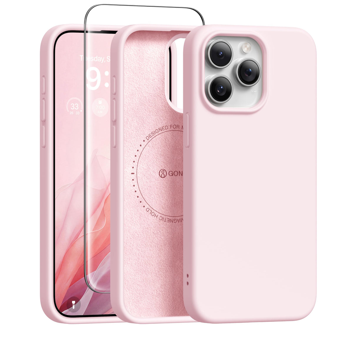 GONEZ for iPhone 18 Pro Max Case/iPhone 17 Pro Max Case, Mist Blue