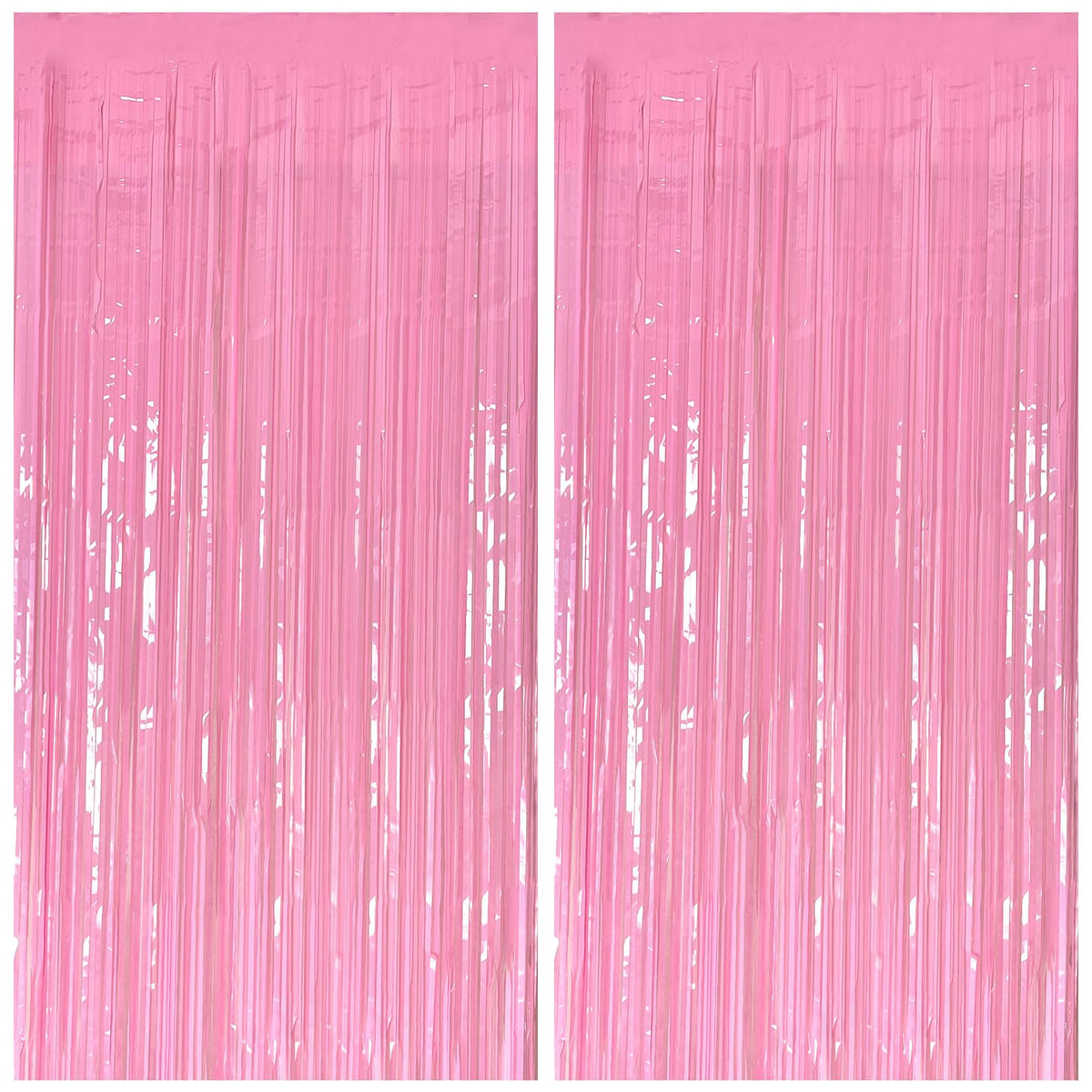 10 Pack Foil Curtain Backdrop Gold Metallic Tinsel Foil Fringe Curtains Photo Booth Props for Birthday Wedding Engagement Baby Shower Bachelorette Christmas Holiday Celebration Party Decorations