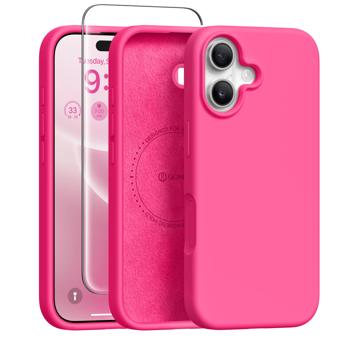 GONEZ for iPhone 18 Pro Max Case/iPhone 17 Pro Max Case, Mist Blue
