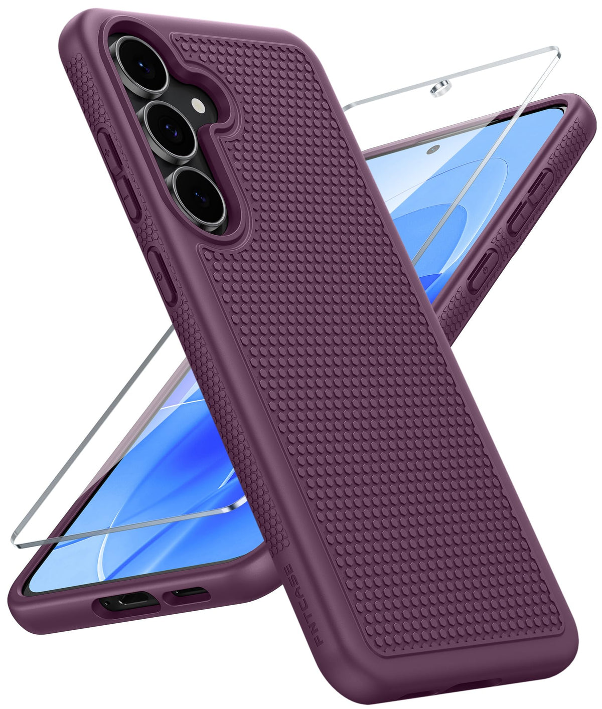 FNTCASE for Google Pixel 9a Case: Green Non Slip Textured
