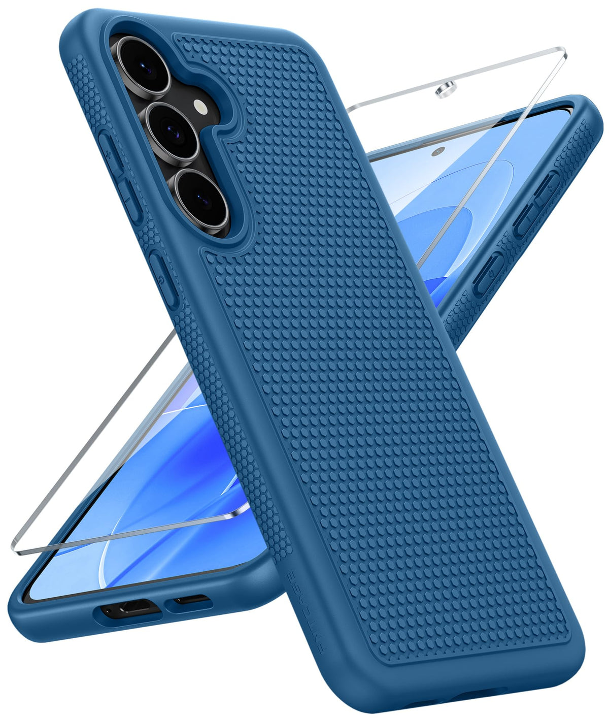 FNTCASE for Google Pixel 9a Case: Green Non Slip Textured