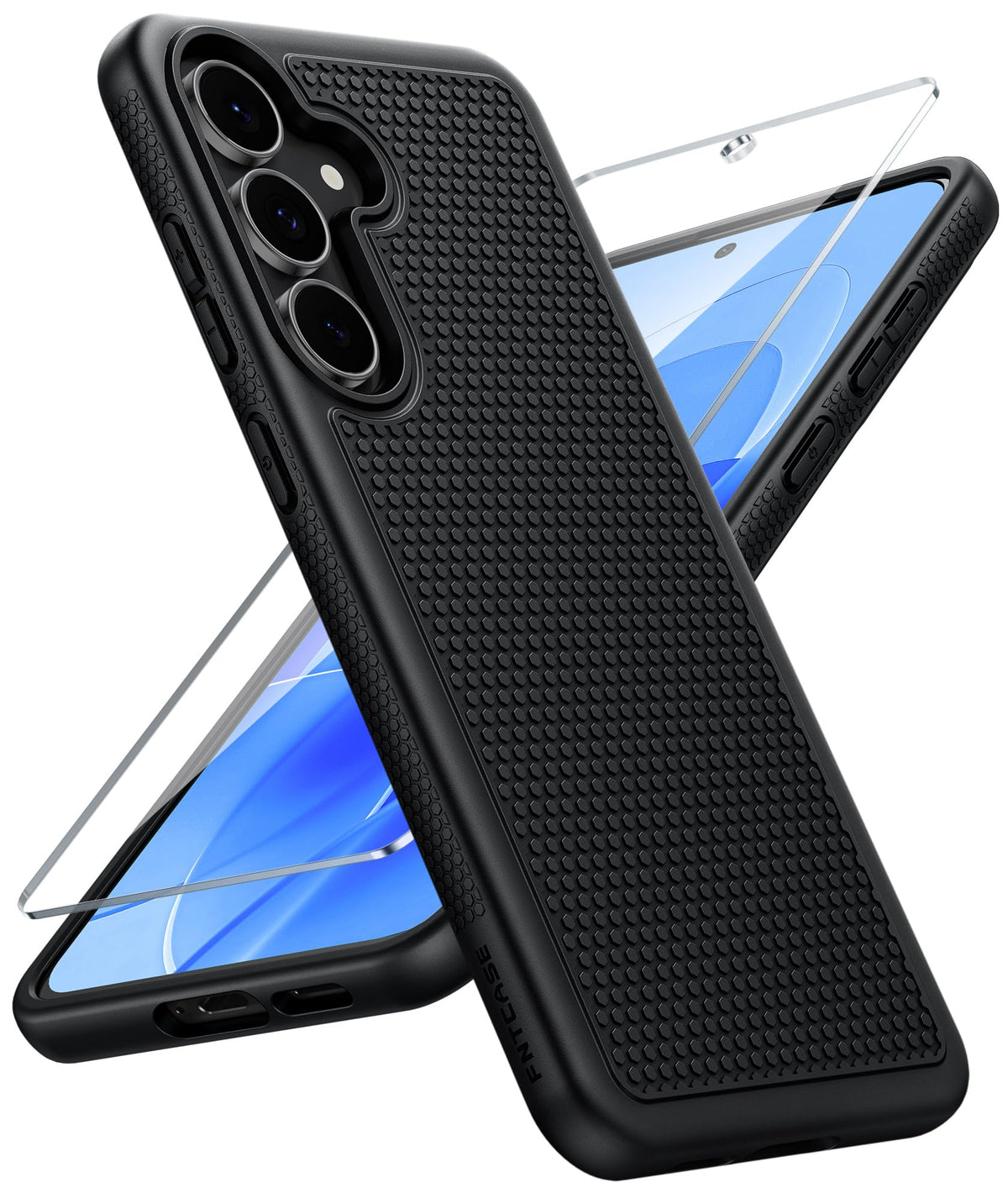 FNTCASE for Google Pixel 9a Case: Green Non Slip Textured
