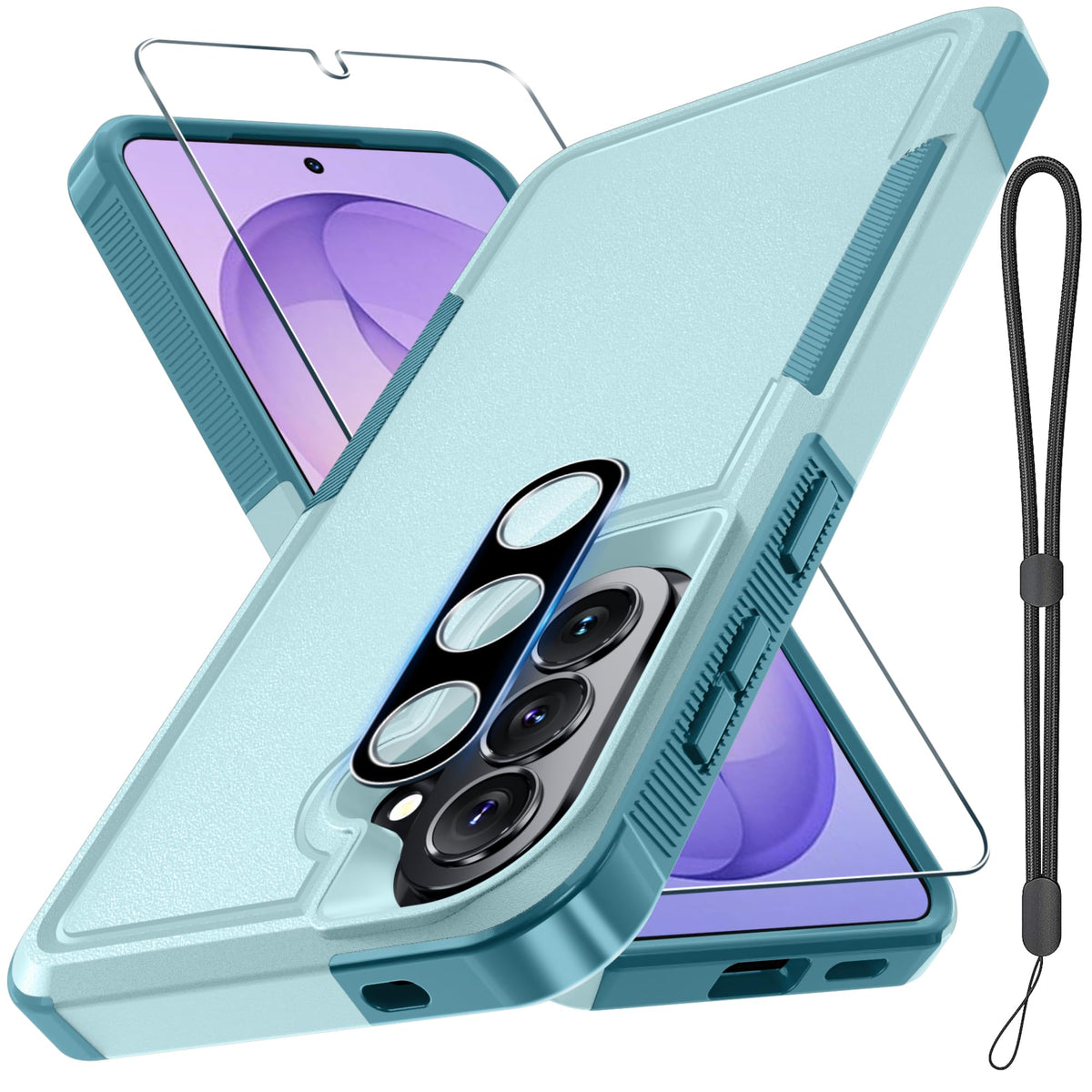 Case for Samsung Galaxy A16 5G,Full Body Heavy Duty Cover,Mint Green