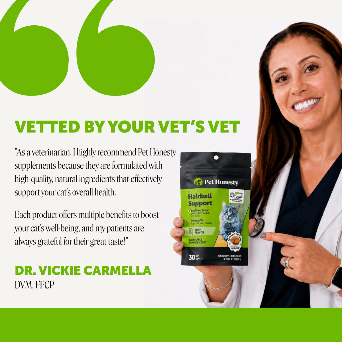 Pet Honesty Vet Backed Hairball Remedy Lickable Puree, Salmon, 20 Ct