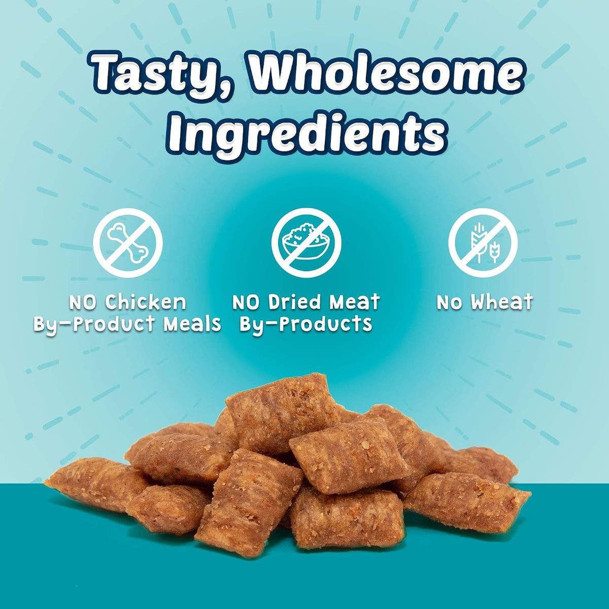 Blue Buffalo Bursts Seafood Crunchy & Creamy Cat Treats, 2 oz, 6 ct
