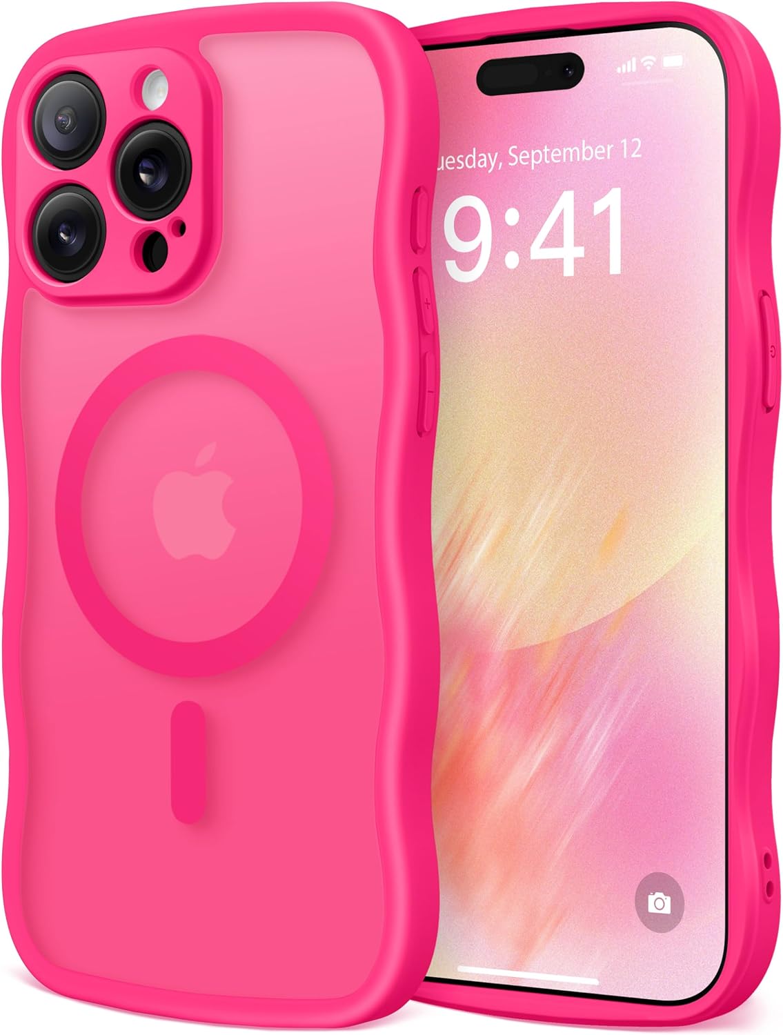 CAPRARO Cute for iPhone 11 Case, Compatible with MagSafe Stone