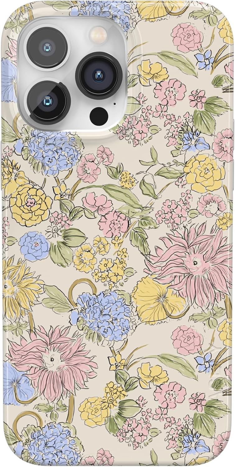 Casely iPhone 17 Case | Pastel Picnic | Blue Gingham | Compatible with MagSafe | Classic Ultra Thin Design