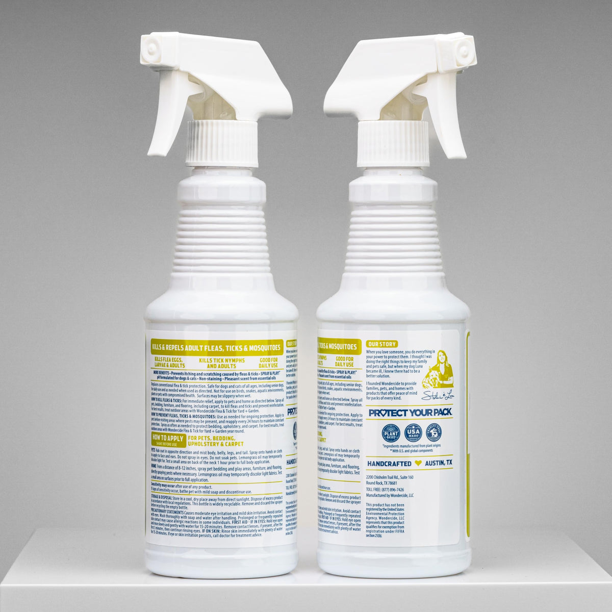 Wondercide Flea Tick & Mosquito Spray for Pets & Home - Rosemary 16 fl oz