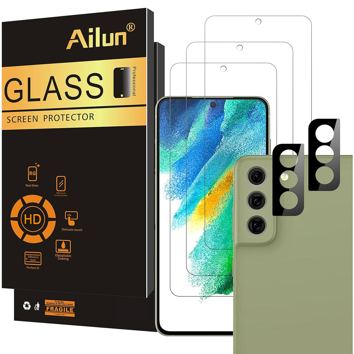 Ailun Screen Protector + Camera Lens Protector for Galaxy S26 Ultra