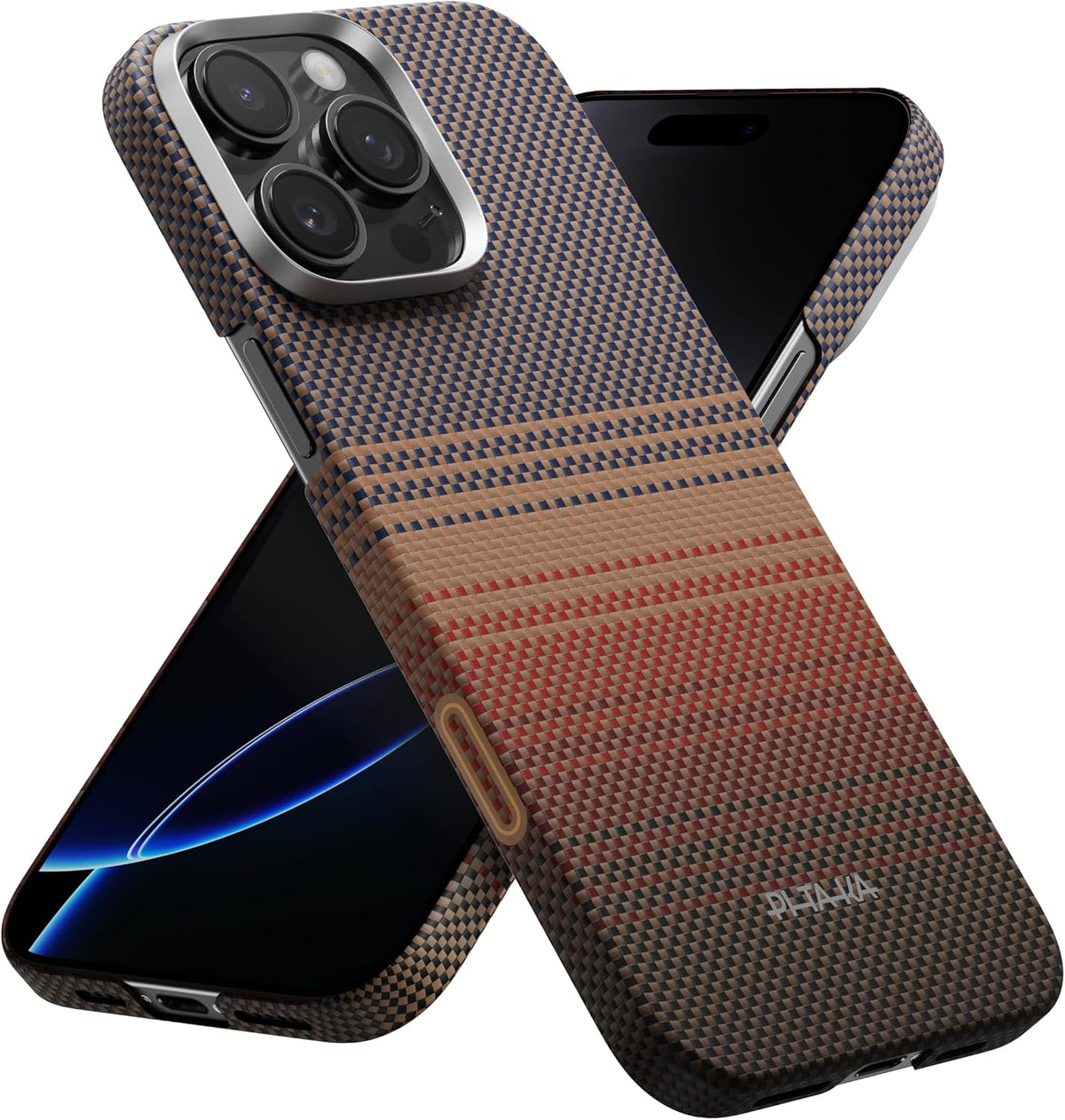 pitaka for iPhone 18 Pro Case 6.3" with Caseless Feeling, Abyss Blue