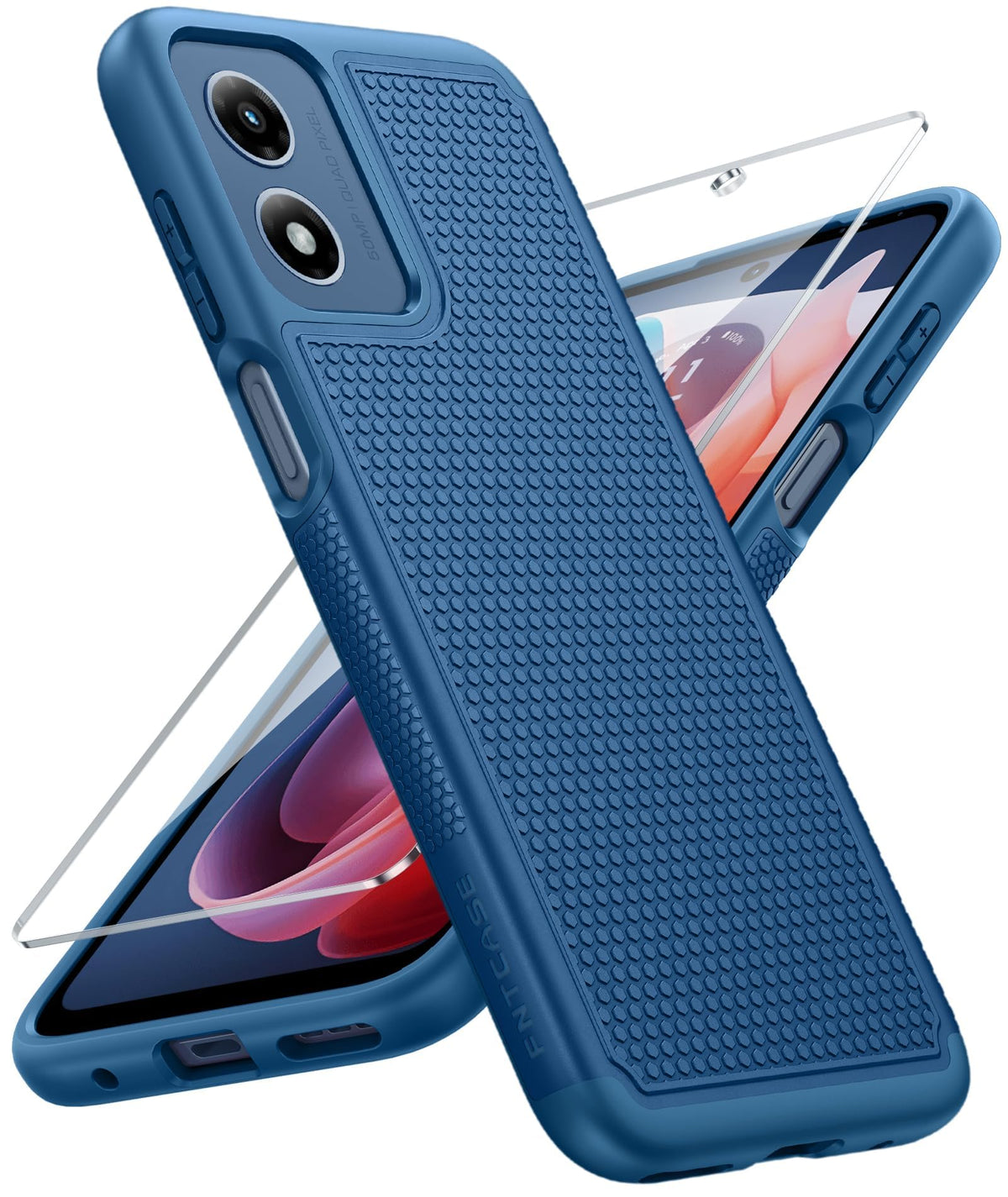 FNTCASE for Google Pixel 9a Case: Green Non Slip Textured