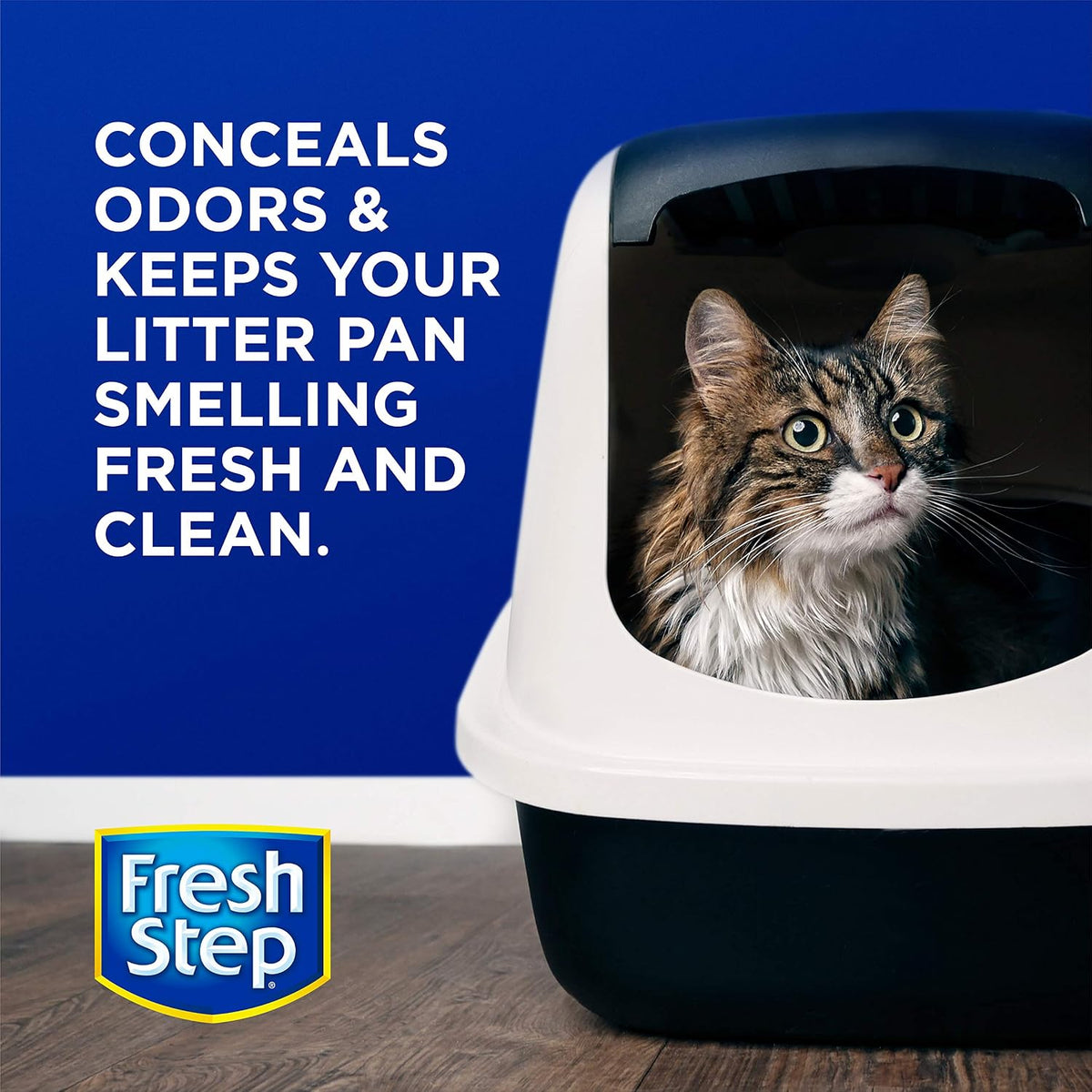 Fresh Step - Cat Litter Deodorizer, Litter Box Crystals, Fresh Scent, 15 oz