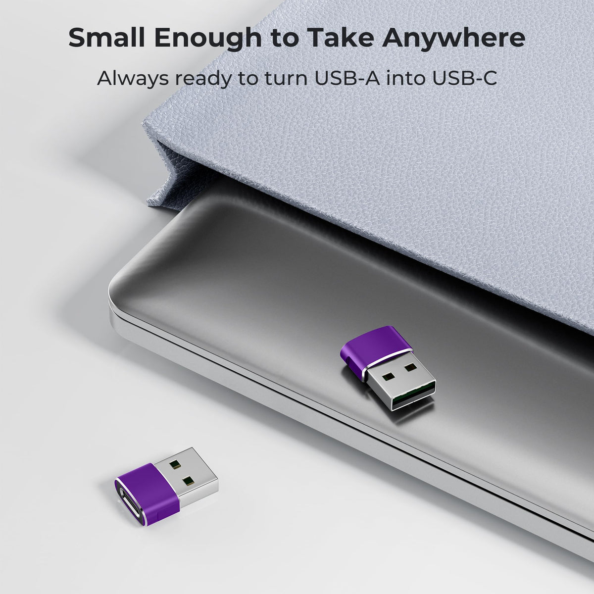 Basesailor USB to USB C Adapter,USBC Female to USB A Male Charger Adapter