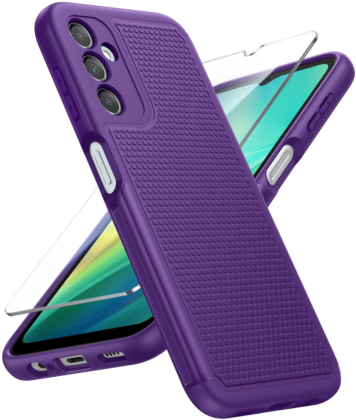 FNTCASE for Google Pixel 9a Case: Green Non Slip Textured