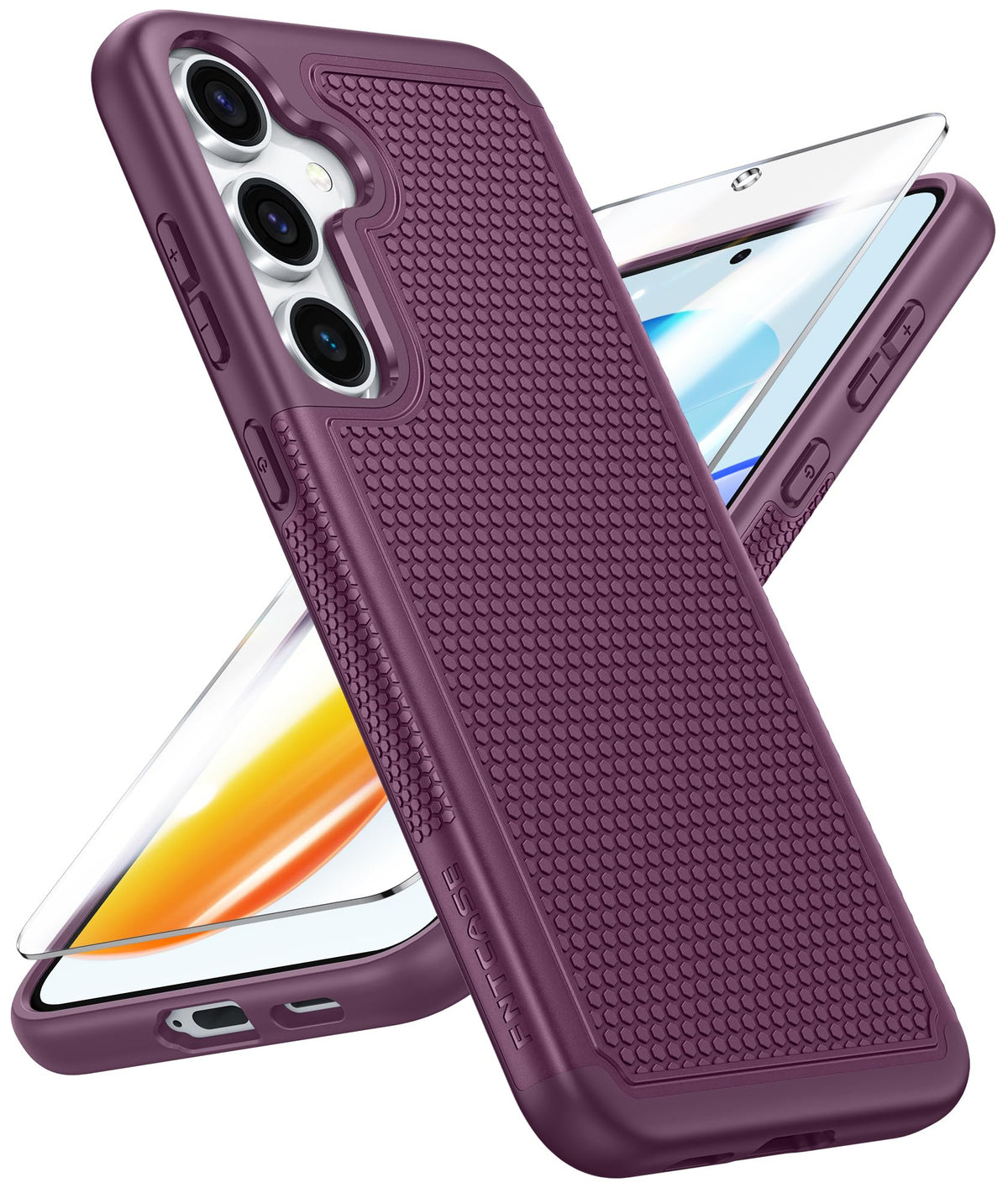 FNTCASE for Google Pixel 9a Case: Green Non Slip Textured