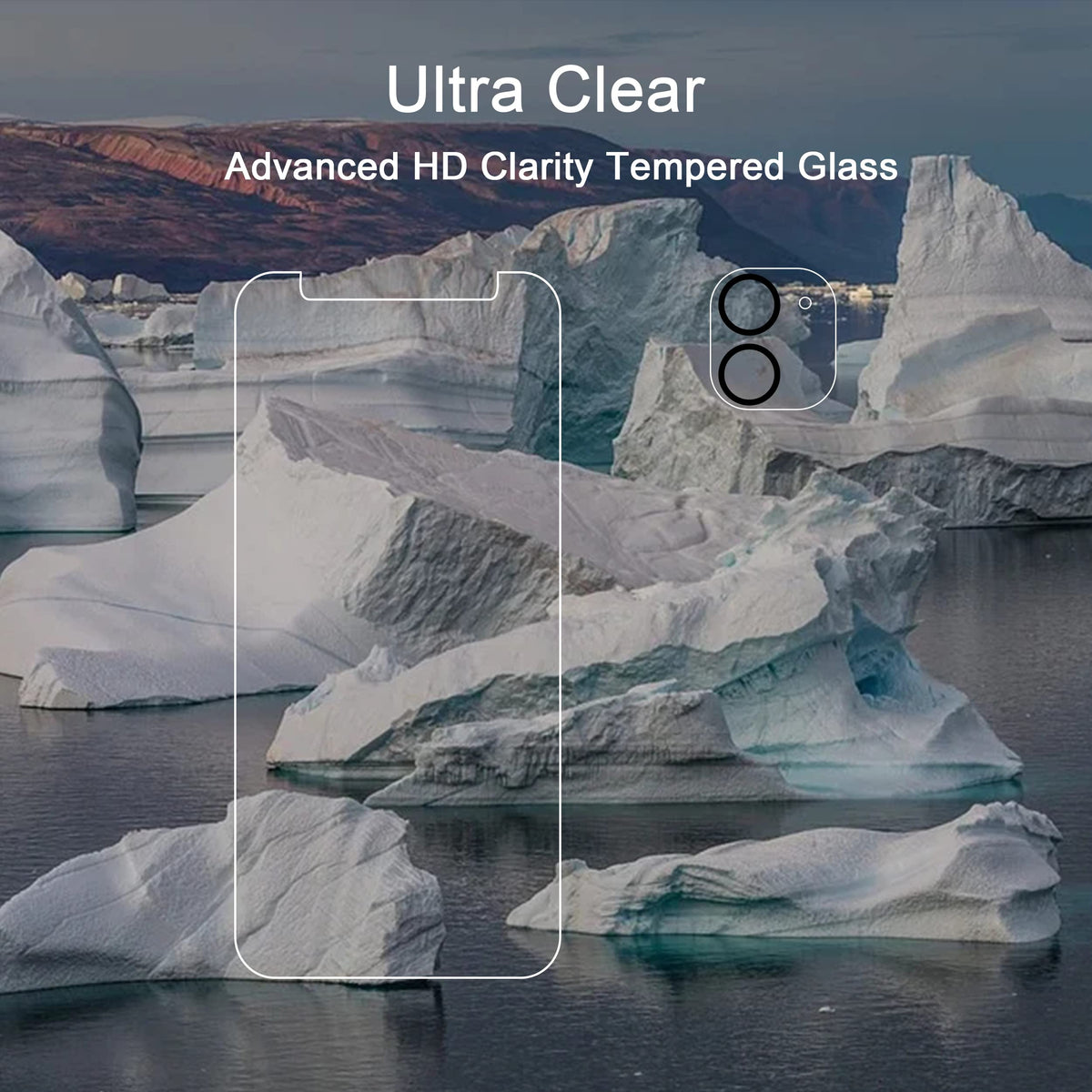 Ailun Screen Protector + Camera Lens Protector for iPhone 16 Pro Max