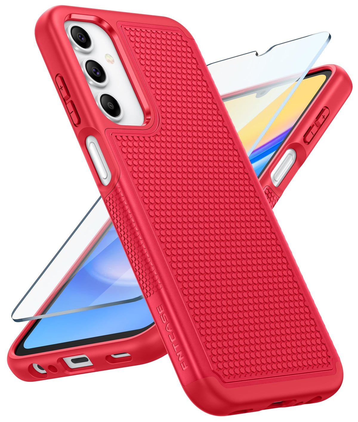 FNTCASE for Google Pixel 9a Case: Green Non Slip Textured