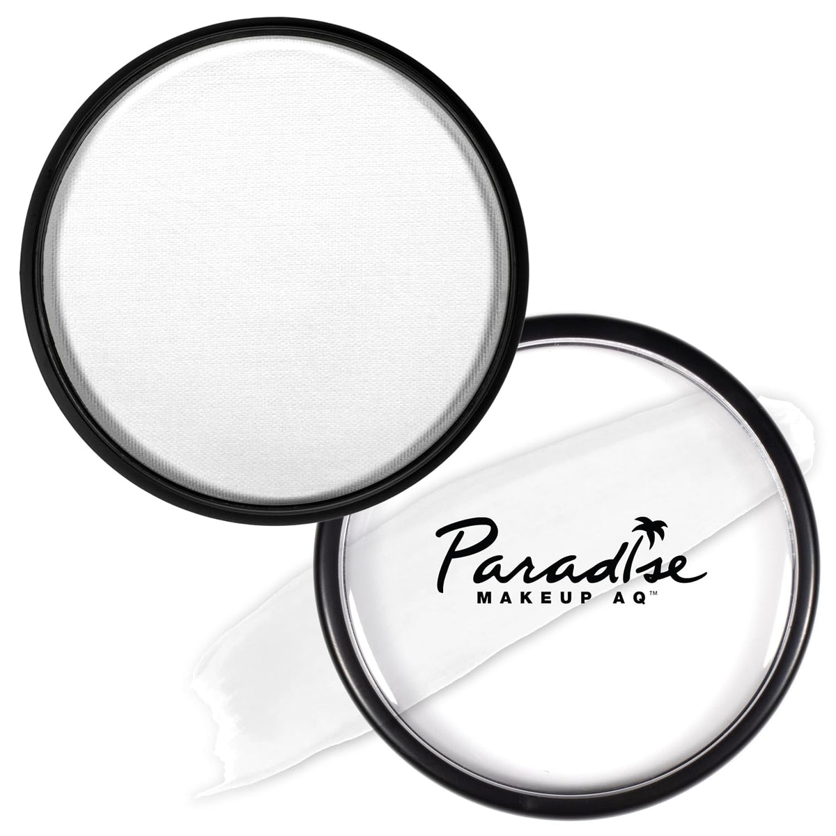 Mehron Makeup Paradise AQ - WHITE, Water-Activated Face & Body Paint