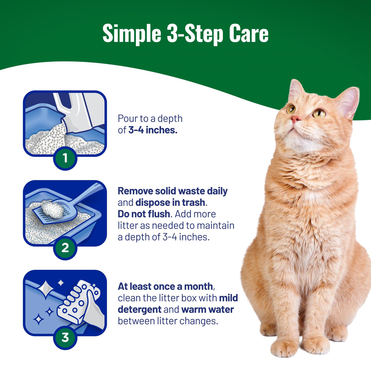 Cat's Pride Total Odor Control, Max Power, Clumping Litter Unscented 15lb
