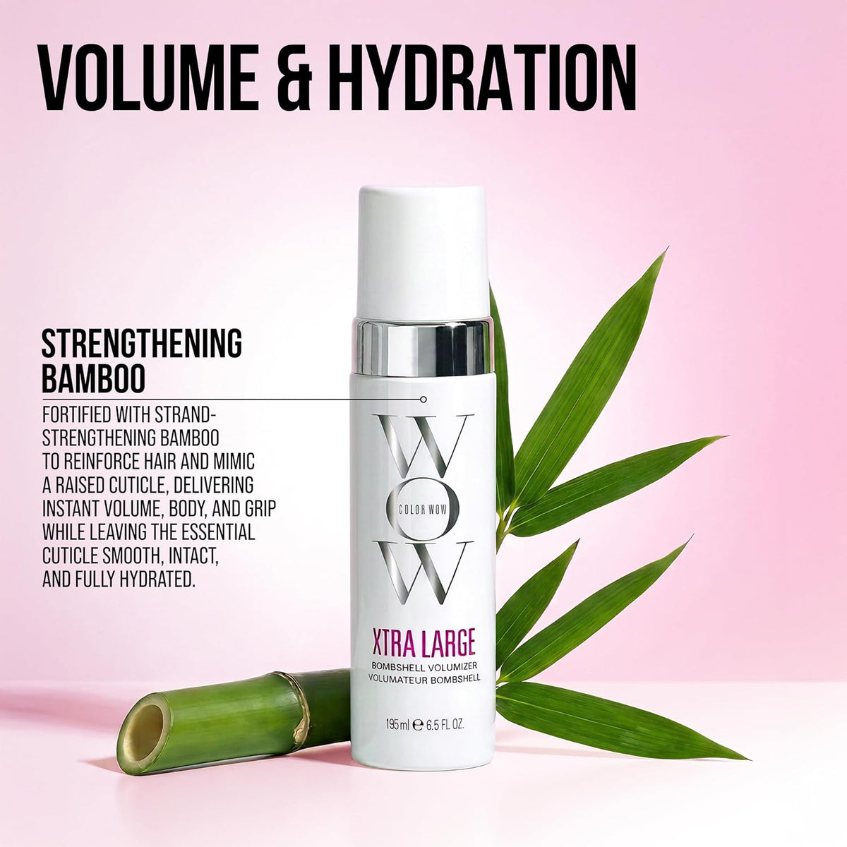 COLOR WOW Xtra Large Volumizer – Alcohol-Free Foam for Weightless Volume