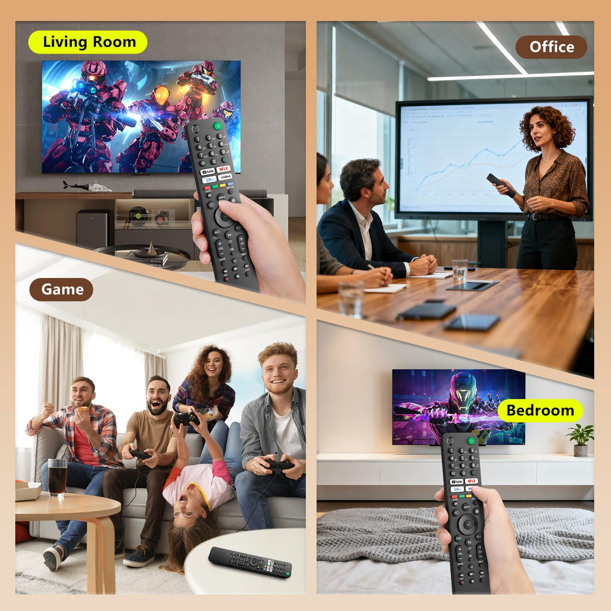 Universal Replacement for LG Smart TV Remote