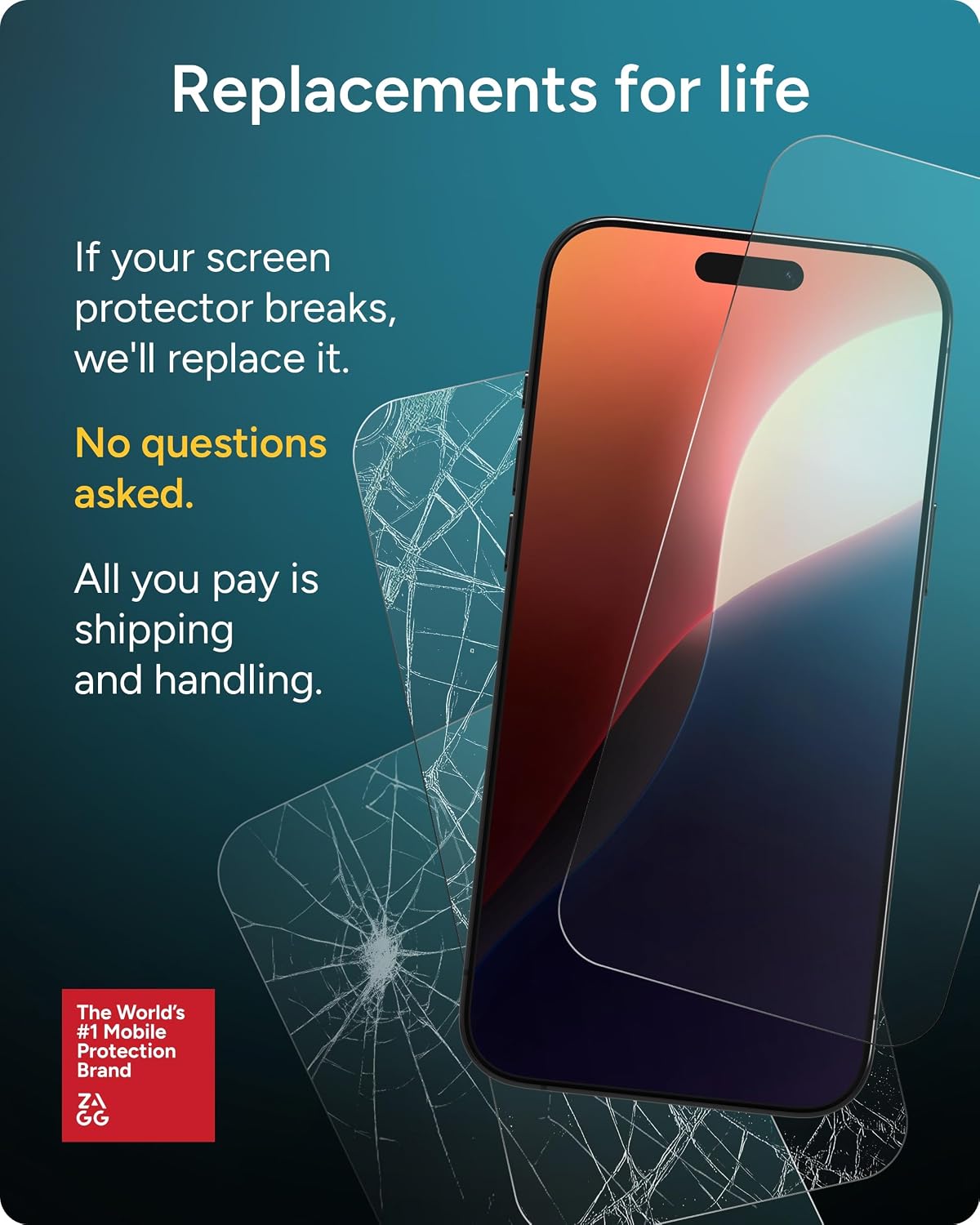 ZAGG Glass Elite Screen Protector for iPhone 17 Pro/ 18 Pro