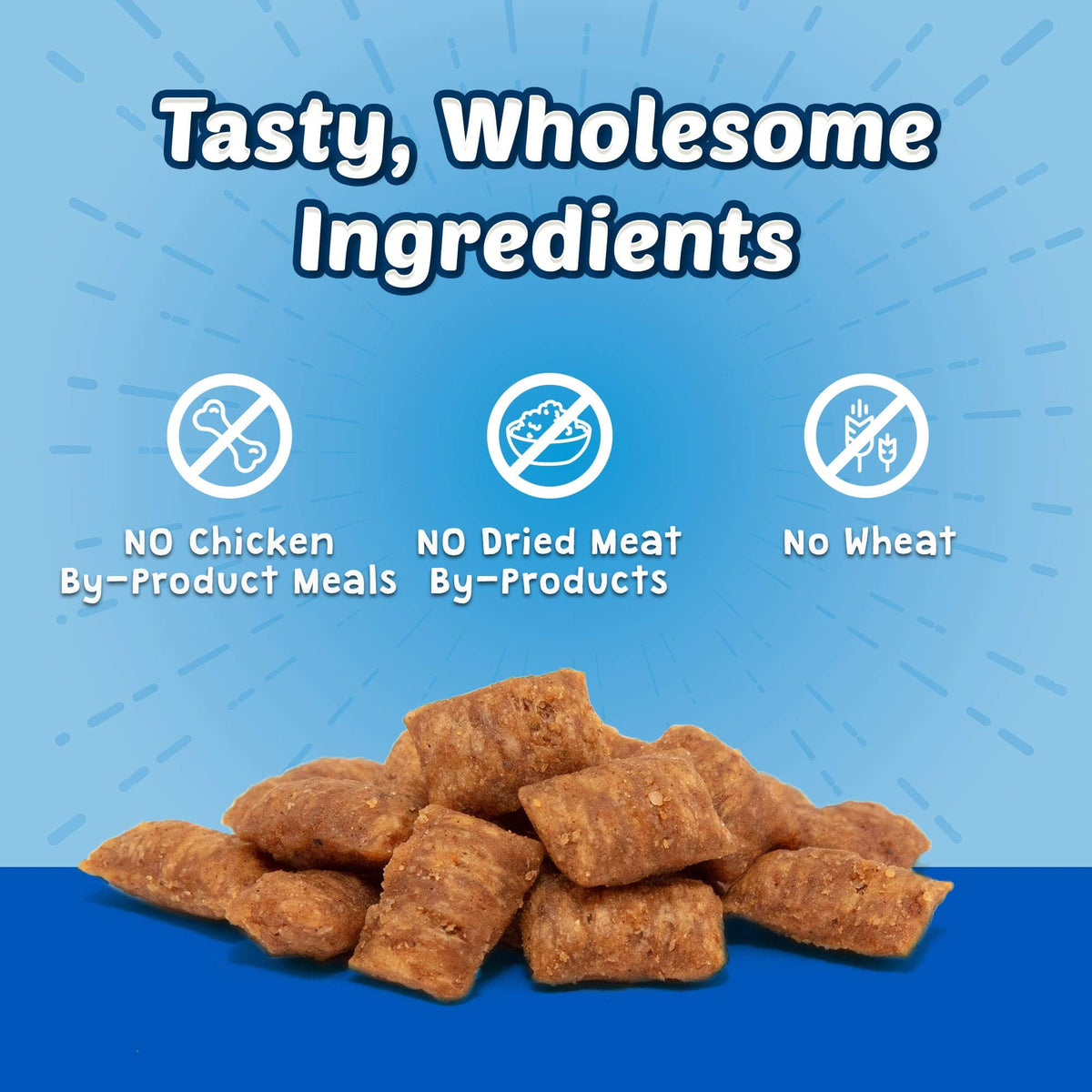 Blue Buffalo Bursts Seafood Crunchy & Creamy Cat Treats, 2 oz, 6 ct