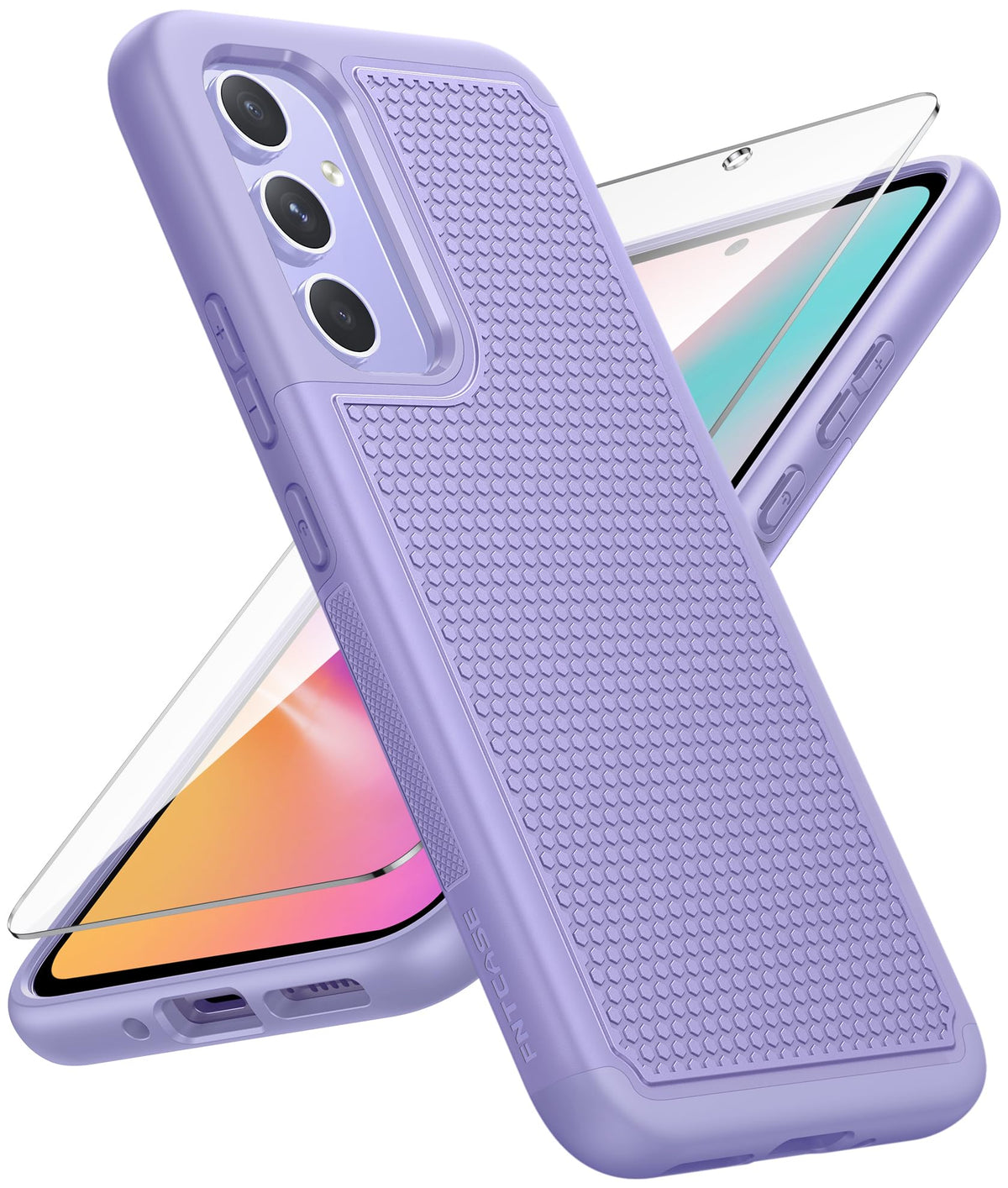 FNTCASE for Google Pixel 9a Case: Green Non Slip Textured